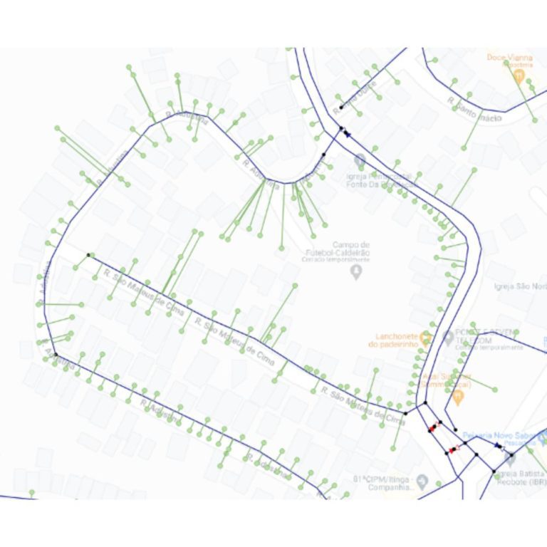 Aids for Drawing the Service Connections – QGISRed